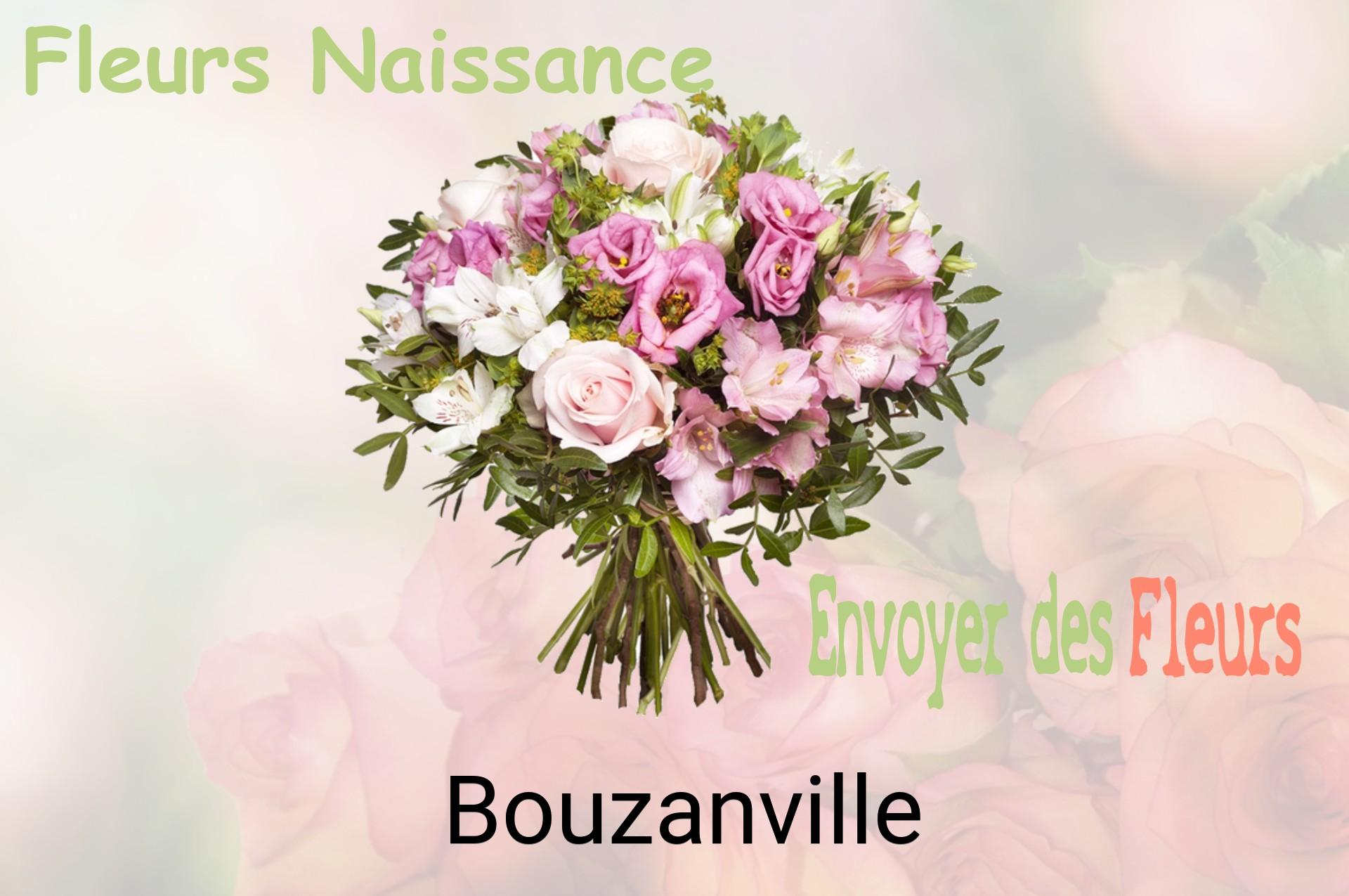 Bouquet de fleurs de naissance livré à Bouzanville